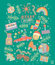 Load image into Gallery viewer, 80's Christmas Cards w/envelopes Set of 6