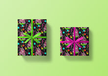 Load image into Gallery viewer, 80's Christmas Tree Specialty Art Wrapping Paper One of a Kind