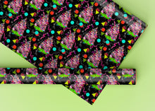 Load image into Gallery viewer, 80's Christmas Tree Specialty Art Wrapping Paper One of a Kind