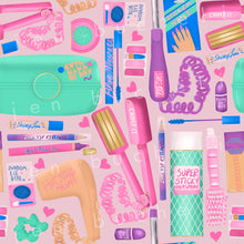 Load image into Gallery viewer, 80's Make Up Specialty Art Wrapping Paper One of a Kind