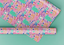 Load image into Gallery viewer, 80's Make Up Specialty Art Wrapping Paper One of a Kind