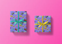 Load image into Gallery viewer, 80's Mix Tapes Specialty Art Wrapping Paper One of a Kind