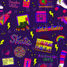 Load image into Gallery viewer, 80's Skating Rink Specialty Art Wrapping Paper One of a Kind