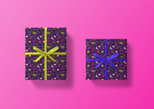 Load image into Gallery viewer, 80's Skating Rink Specialty Art Wrapping Paper One of a Kind