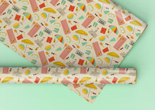 Load image into Gallery viewer, Beach Day Specialty Art Wrapping Paper One of a Kind