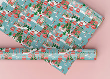 Load image into Gallery viewer, Mod Christmas Fair Specialty Art Wrapping Paper One of a Kind