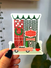 Load image into Gallery viewer, Mod Christmas Fair Set of 4 Vinyl Sticker Pack