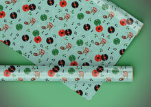 Load image into Gallery viewer, Christmas Music Specialty Art Wrapping Paper One of a Kind