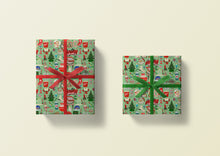 Load image into Gallery viewer, Christmas Nostalgia Specialty Art Wrapping Paper One of a Kind