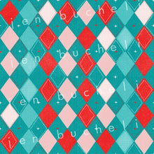 Load image into Gallery viewer, Christmas Diamonds Specialty Art Wrapping Paper One of a Kind