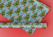 Load image into Gallery viewer, Coffee Christmas Tree Specialty Art Wrapping Paper One of a Kind