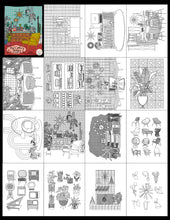 Load image into Gallery viewer, Mid Century Modern Home Coloring Book
