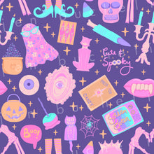 Load image into Gallery viewer, Cute and Spooky Pastel Halloween Specialty Art Wrapping Paper One of a Kind