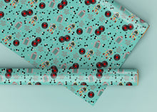 Load image into Gallery viewer, Diner Jukeboxes Rock and Roll Music Specialty Art Wrapping Paper One of a Kind