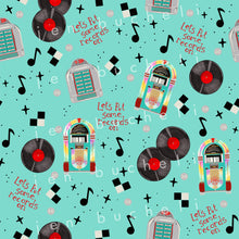 Load image into Gallery viewer, Diner Jukeboxes Rock and Roll Music Specialty Art Wrapping Paper One of a Kind