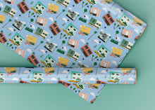 Load image into Gallery viewer, Dingbat Apartments Specialty Art Wrapping Paper One of a Kind