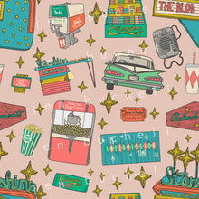 Load image into Gallery viewer, Drive-In Theater Specialty Art Wrapping Paper One of a Kind