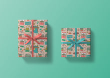 Load image into Gallery viewer, Drive-In Theater Specialty Art Wrapping Paper One of a Kind