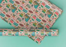 Load image into Gallery viewer, Drive-In Theater Specialty Art Wrapping Paper One of a Kind