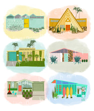 Load image into Gallery viewer, MCM Houses Art Print