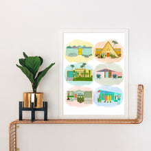Load image into Gallery viewer, MCM Houses Art Print