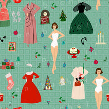 Load image into Gallery viewer, Margie's Christmas in the City Specialty Art Wrapping Paper One of a Kind