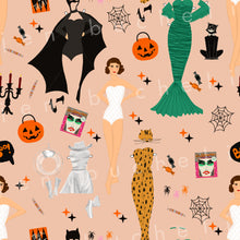 Load image into Gallery viewer, Margie's Halloween Paper Doll Gift Wrap