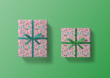 Load image into Gallery viewer, Palm Beach Pink Specialty Art Wrapping Paper One of a Kind