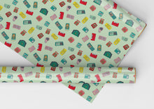 Load image into Gallery viewer, Retro Radios Specialty Art Wrapping Paper One of a Kind