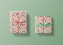 Load image into Gallery viewer, Sewing Tools and Notions Pink Specialty Art Wrapping Paper One of a Kind