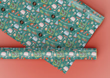 Load image into Gallery viewer, Vintage Birthday Party Specialty Art Wrapping Paper One of a Kind