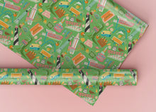Load image into Gallery viewer, Vintage Florida Road Trip Specialty Art Wrapping Paper One of a Kind