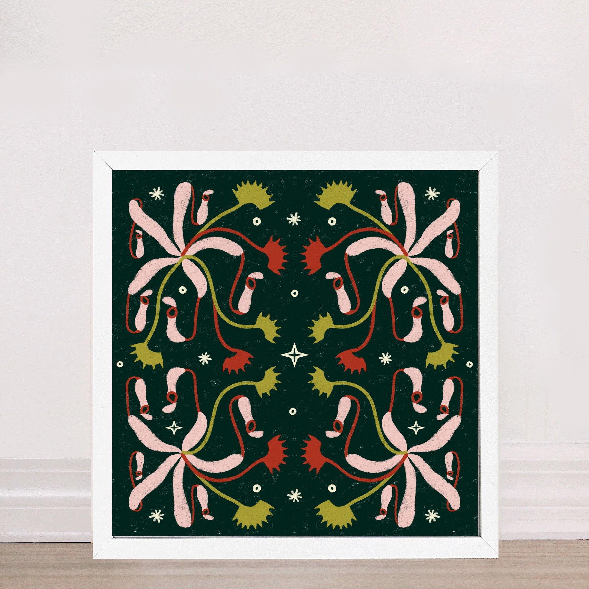 Carnivorous Plants Square Art Print – Amaya Jade and Co