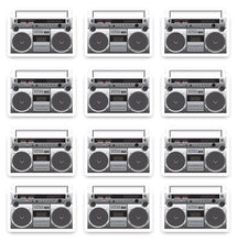Load image into Gallery viewer, Boombox Art Sticker Set