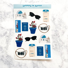 Load image into Gallery viewer, Summer in Greece Sticker Sheet