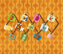 Load image into Gallery viewer, 70's Themed Cards w/envelopes Set of 6