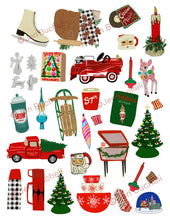 Load image into Gallery viewer, Christmas Nostalgia Greeting Cards