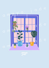 Load image into Gallery viewer, Plant Window Art Print
