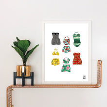 Load image into Gallery viewer, Vintage Bathing Suits Collection Art Print
