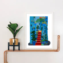 Load image into Gallery viewer, Little Blue House Print