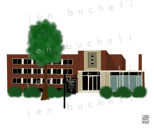 Load image into Gallery viewer, Kendall Hall MacMurray College Art Print