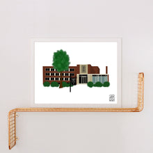 Load image into Gallery viewer, Kendall Hall MacMurray College Art Print