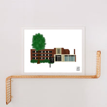Load image into Gallery viewer, Norris Hall MacMurray College Art Print