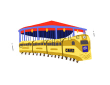 Load image into Gallery viewer, Decatur, Illinois Cards w/envelopes Set of 6 with Chaps Amusement park, Shoppers World Sign, Soy City Motel Sign, The Staley Pump House, Dante's Italian Restaurant, and The Dreamland Lake Duck Pond