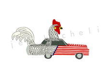 Load image into Gallery viewer, Decatur, Illinois Cards w/envelopes Set of 6 with Sandy the Horse, Big Boy, Pla-Mor Lanes Bowling Alley Sign, The Dolphins, The Big Fish, and The Chicken Car.