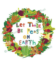 Load image into Gallery viewer, Veggie Christmas Cards w/envelopes Set of 6