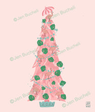 Load image into Gallery viewer, Flamingo Christmas Cards w/envelopes Set of 6