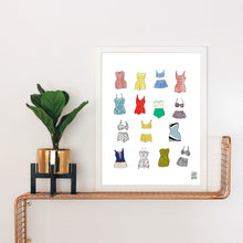 Load image into Gallery viewer, Vintage Bathing Suits Art Print