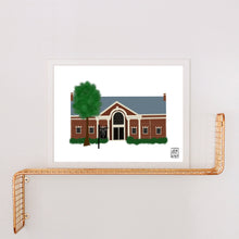 Load image into Gallery viewer, McClelland Dining Hall MacMurray College Art Print