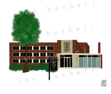 Load image into Gallery viewer, Norris Hall MacMurray College Art Print